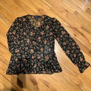 Ralph Lauren Girls ruffled blouse